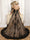Off-the-Shoulder Tulle Ball Gown Wedding Dresses with Beading & Appliques