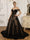 Off-the-Shoulder Tulle Ball Gown Wedding Dresses with Beading & Appliques
