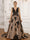 A-line V-Neck Sleeveless Tulle Long Wedding Dresses with Appliques