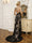 One-Shoulder Sleeveless Tulle Mermaid Wedding Dresses with Appliques