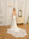 Trumpet/Mermaid Spaghetti Straps Sleeveless Long Wedding Dresses with Appliques