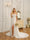 A-Line/Princess Off-the-Shoulder Long Wedding Dresses with Appliques & Split Side