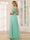 A-Line/Princess Tulle Long Bridesmaid Dresses with Sleeves