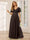A-Line/Princess Tulle Long Bridesmaid Dresses with Sleeves