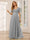 A-Line/Princess Tulle Long Bridesmaid Dresses with Sleeves