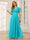 A-Line/Princess Tulle Long Bridesmaid Dresses with Sleeves