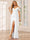 Sheath/Column Spaghetti Straps Off-the-Shoulder Long Bridesmaid Dresses with Split Side