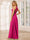 A-Line/Princess V-Neck Long Bridesmaid Dresses with Ruched