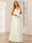 A-Line/Princess V-Neck Long Bridesmaid Dresses with Ruched