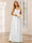 A-Line/Princess V-Neck Long Bridesmaid Dresses with Ruched