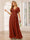 A-Line/Princess V-Neck Short Sleeves Long Bridesmaid Dresses with Sash