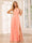 A-Line/Princess Halter Long Bridesmaid Dresses with Split Side