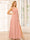 A-Line/Princess One-Shoulder Long Bridesmaid Dresses with Split Side