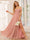 A-Line/Princess Off-the-Shoulder Long Bridesmaid Dresses with Applique