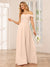 A-Line/Princess Off-the-Shoulder Long Bridesmaid Dresses with Applique