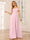 A-Line/Princess Off-the-Shoulder Long Bridesmaid Dresses with Applique