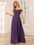 A-Line/Princess Off-the-Shoulder Long Bridesmaid Dresses with Applique