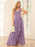 A-Line/Princess V-Neck Asymmetrical Bridesmaid Dresses with Ruffles