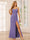 Sheath/Column Spaghetti Straps Long Bridesmaid Dresses with Split Side