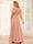 A-Line/Princess V-Neck Long Bridesmaid Dresses with Split Side