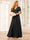 A-Line/Princess V-Neck Long Bridesmaid Dresses with Split Side