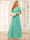 A-Line/Princess V-Neck Long Bridesmaid Dresses with Split Side