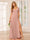 A-Line/Princess V-Neck Long Bridesmaid Dresses with Split Side