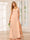 A-Line/Princess V-Neck Long Bridesmaid Dresses with Split Side