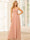 A-Line/Princess Halter Long Bridesmaid Dresses with Split Side
