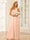 A-Line/Princess Halter Long Bridesmaid Dresses with Split Side