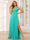 A-Line/Princess V-Neck Long Bridesmaid Dresses with Split Side