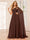 A-Line/Princess One-Shoulder Long Bridesmaid Dresses with Ruched