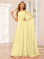 A-Line/Princess One-Shoulder Long Bridesmaid Dresses with Ruched