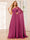 A-Line/Princess One-Shoulder Long Bridesmaid Dresses with Ruched