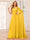 A-Line/Princess One-Shoulder Long Bridesmaid Dresses with Ruched