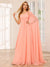A-Line/Princess One-Shoulder Long Bridesmaid Dresses with Ruched
