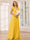 A-Line/Princess V-Neck Long Bridesmaid Dresses with Ruffles