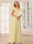 A-Line/Princess V-Neck Long Bridesmaid Dresses with Ruffles