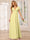 A-Line/Princess V-Neck Long Bridesmaid Dresses with Split Side