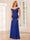Sheath/Column Off-the-Shoulder Long Bridesmaid Dresses with Split Side