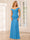 Sheath/Column Off-the-Shoulder Long Bridesmaid Dresses with Split Side
