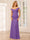 Sheath/Column Off-the-Shoulder Long Bridesmaid Dresses with Split Side