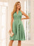 A-Line/Princess Halter Short Bridesmaid Dresses with Ruffles