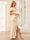 Sheath/Column V-Neck Asymmetrical Bridesmaid Dresses with Ruffles