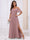 A-Line/Princess Spaghetti Straps Long Bridesmaid Dresses with Split Side
