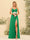 A-Line/Princess Spaghetti Straps Long Bridesmaid Dresses with Split Side