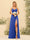 A-Line/Princess Spaghetti Straps Long Bridesmaid Dresses with Split Side