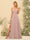 A-Line/Princess Spaghetti Straps Long Bridesmaid Dresses with Split Side & Pockets