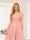 A-Line/Princess V-Neck Short Wedding Party Dresses with Appliques