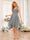 A-Line/Princess V-Neck Short Wedding Party Dresses with Appliques